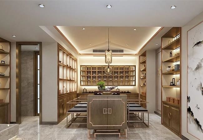 合肥茶葉店裝修設(shè)計(jì)方案，茶葉店門(mén)面裝修圖片